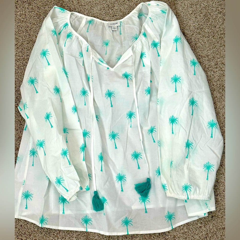 J Crew Peasant blouse